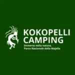 logo kokopelli camping serramonacesca